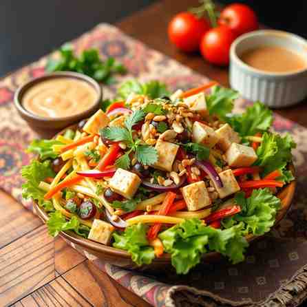 Healthy Rojak - The Best Salad Mix & Quick Peanut Sauce Recipe